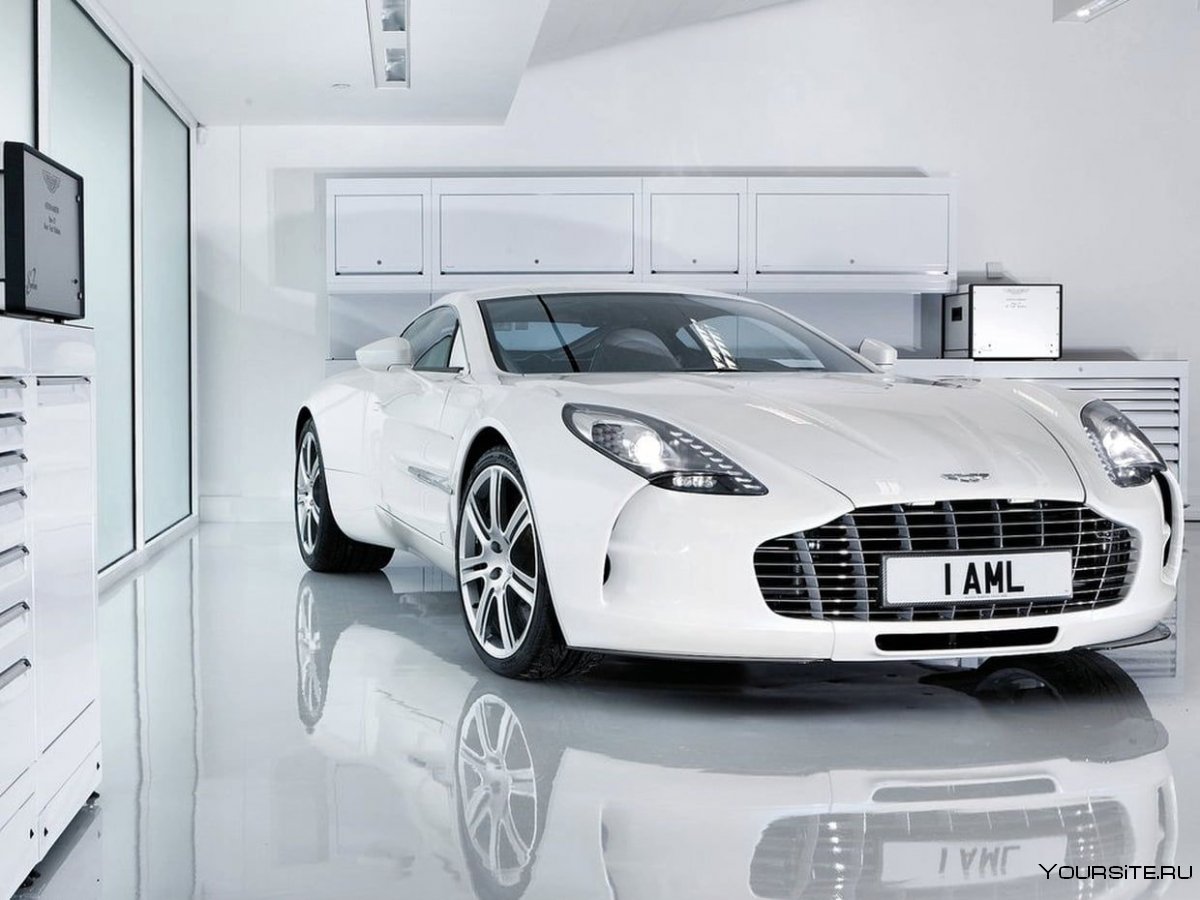 Aston Martin one-77 White