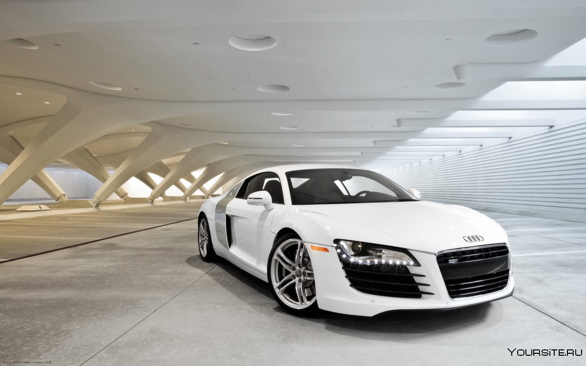Audi r8 белая