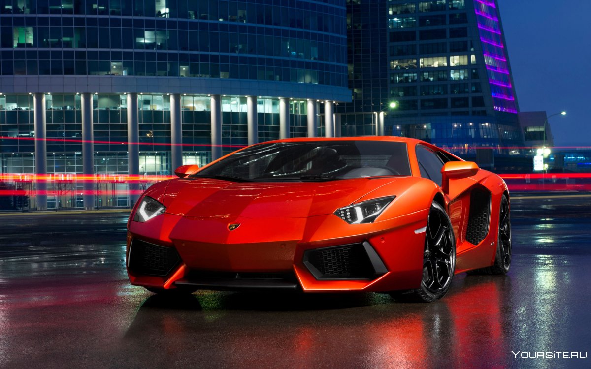 Lamborghini Aventador lp700 красный
