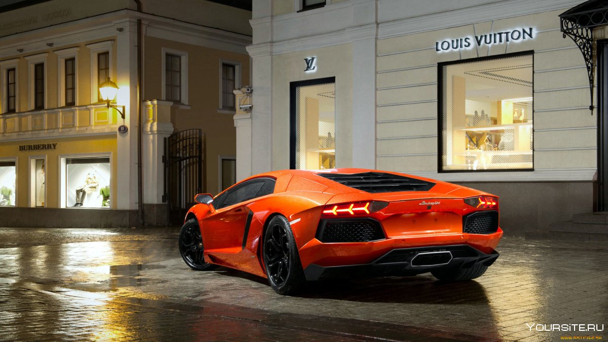 Lamborghini Aventador lp700 Orange