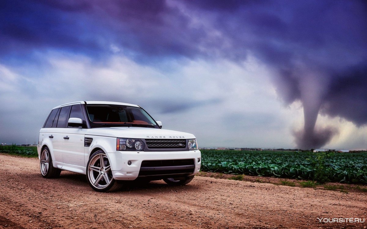 Land Rover range Rover Sport белый