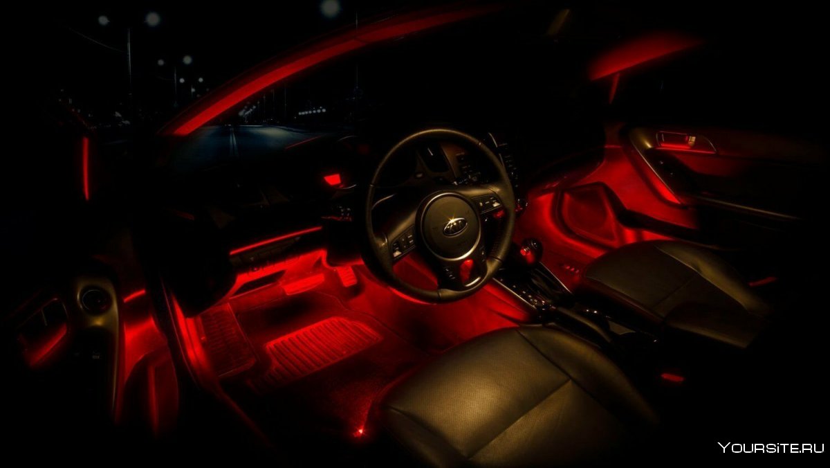 Подсветка в машину в салон