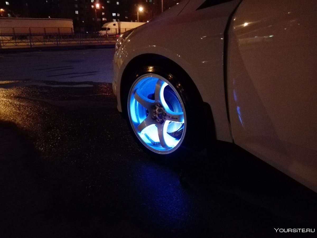 Подсветка дисков автомобиля