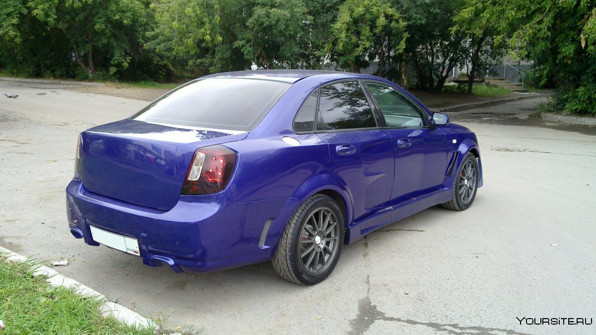 Chevrolet Lacetti синий