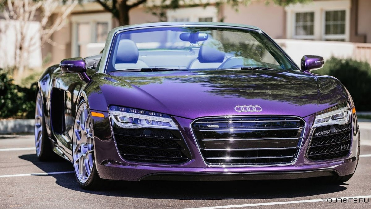 Audi r8 Purple