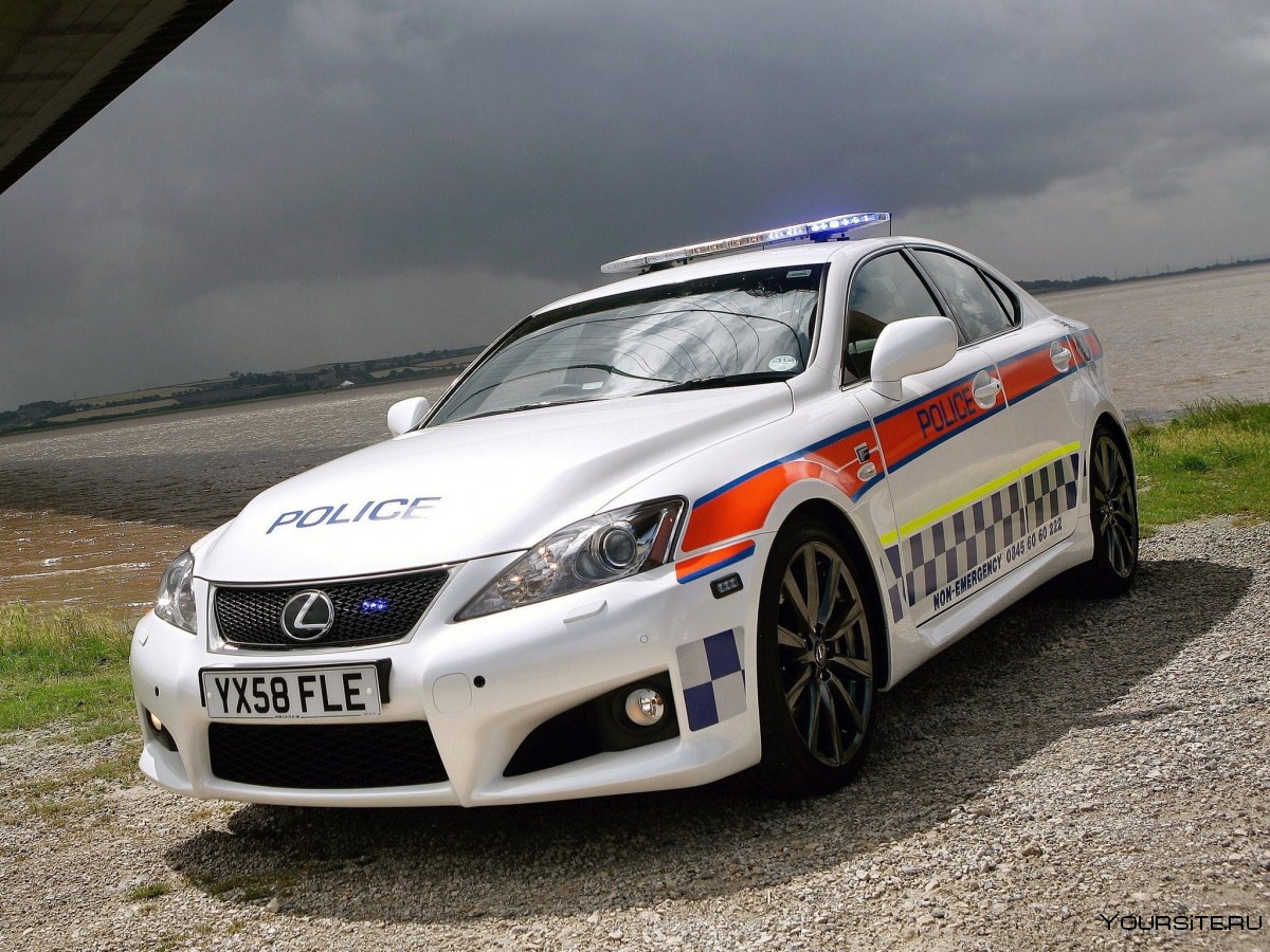 Lexus is-f 2009 uk Police
