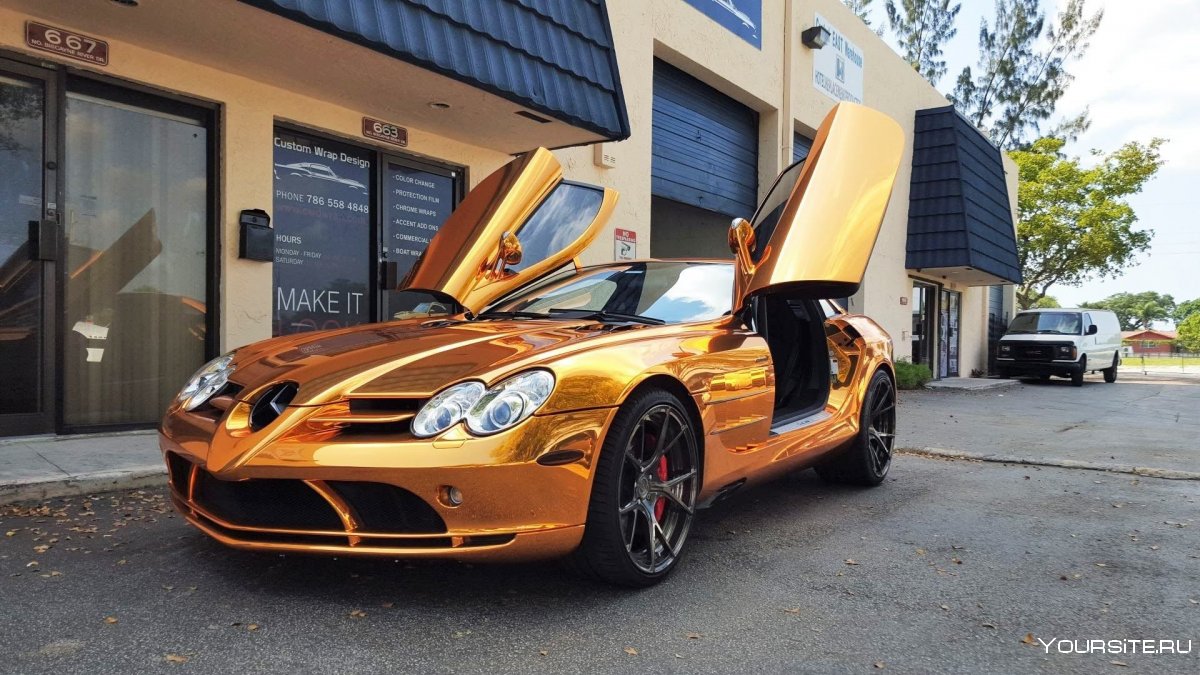 Mercedes SLR MCLAREN Gold
