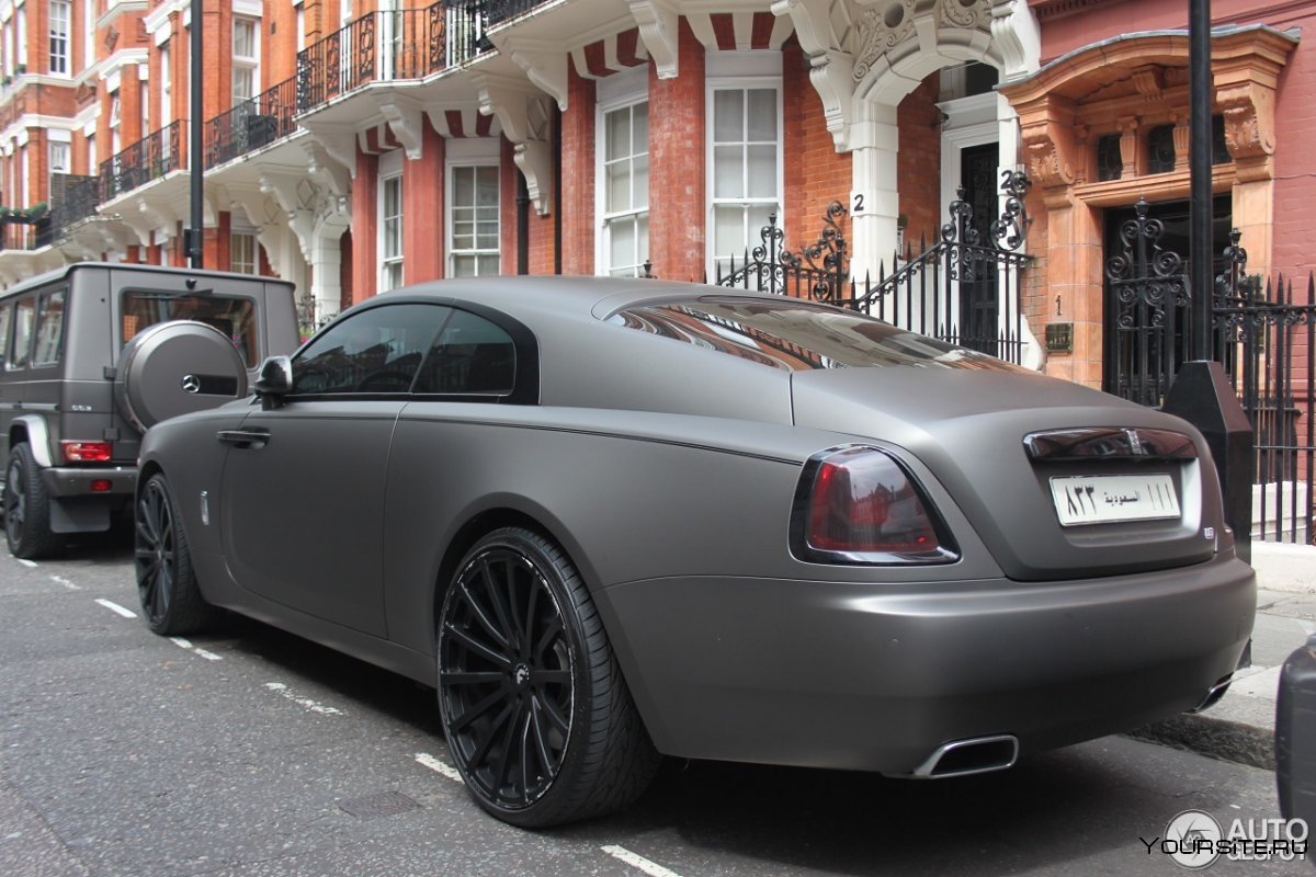 Rolls Royce Ghost 2020 черный матовый