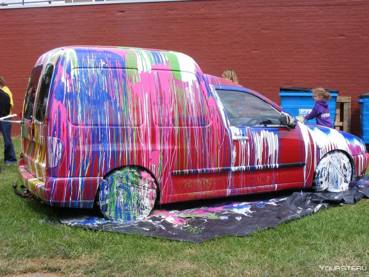 Необычная покраска авто