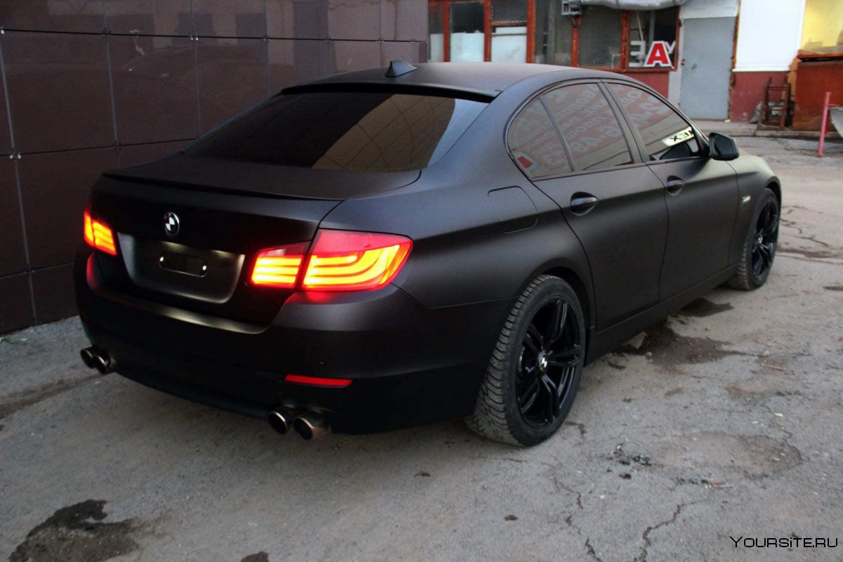 BMW матовый черный карбон