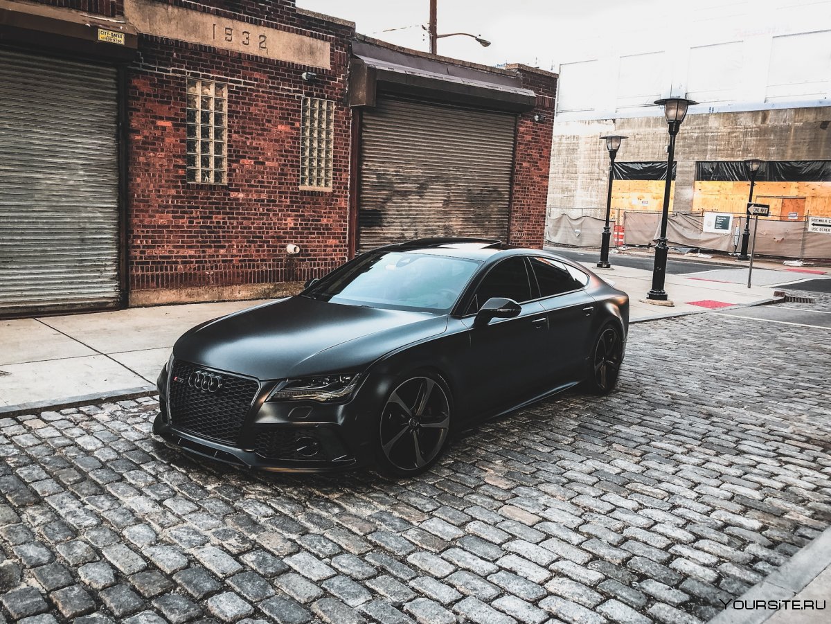 Audi rs7 Black Matte