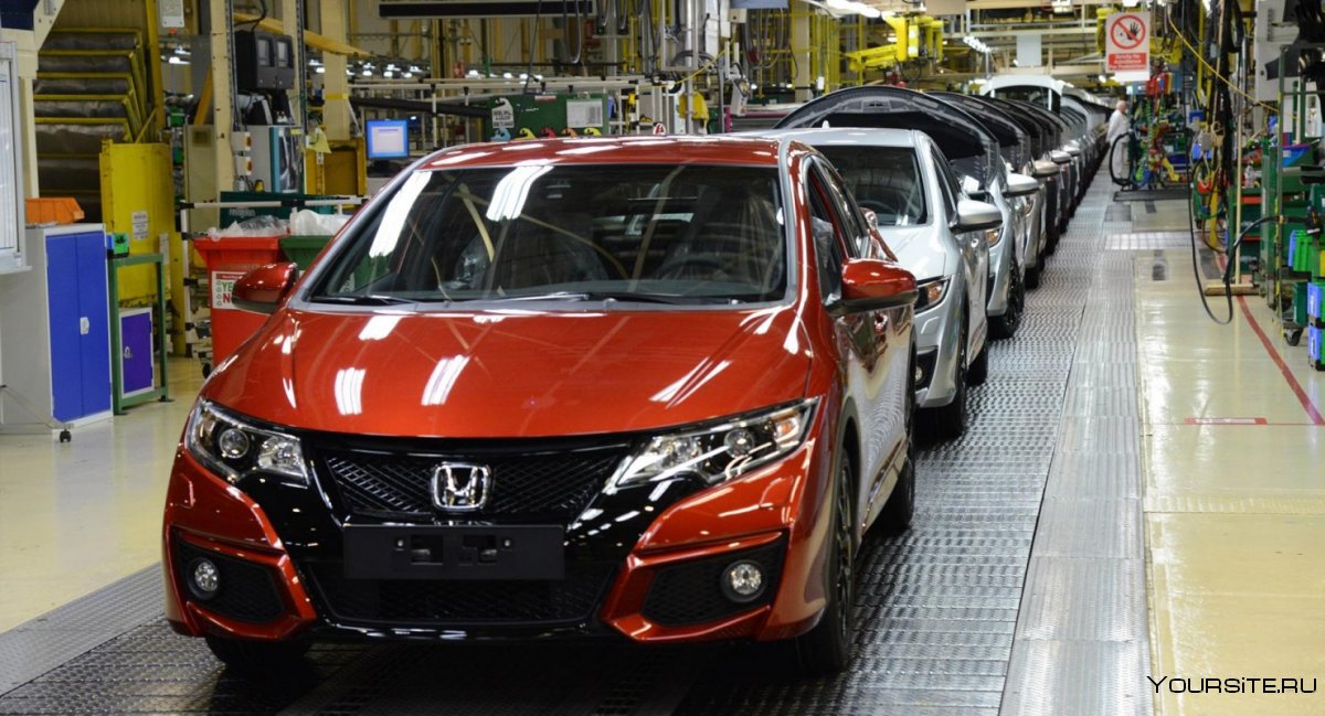Завод Honda в Японии