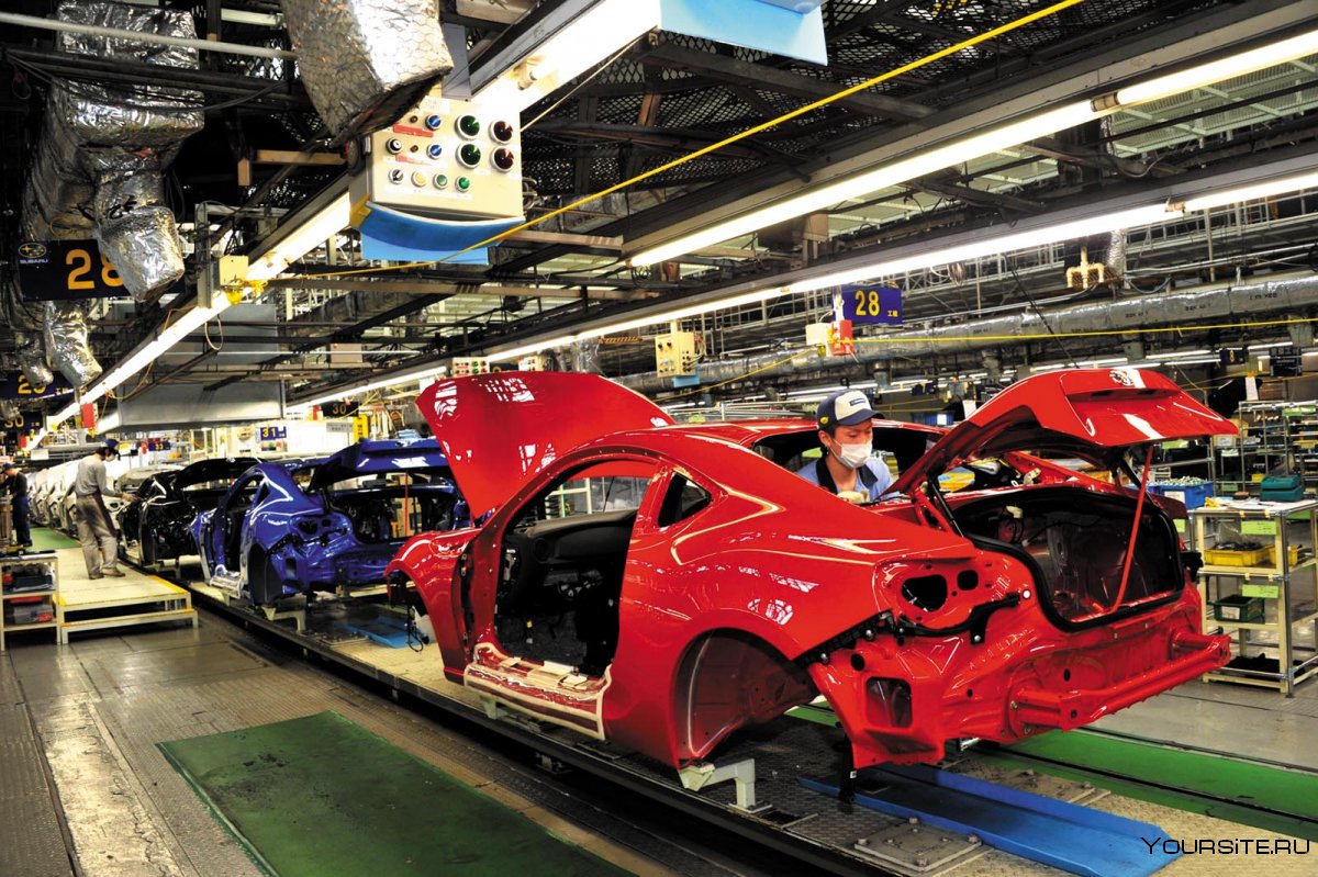 Завод Toyota в Японии