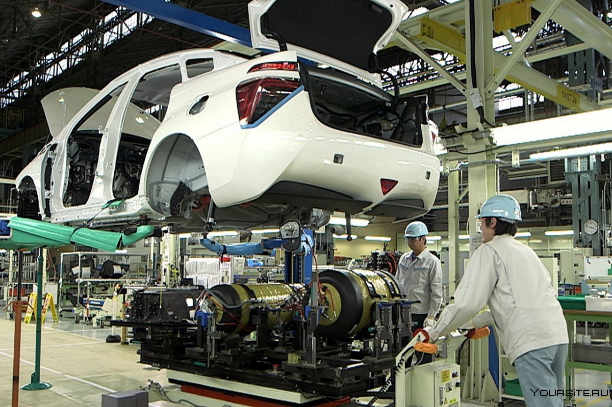 Завод Toyota в Японии
