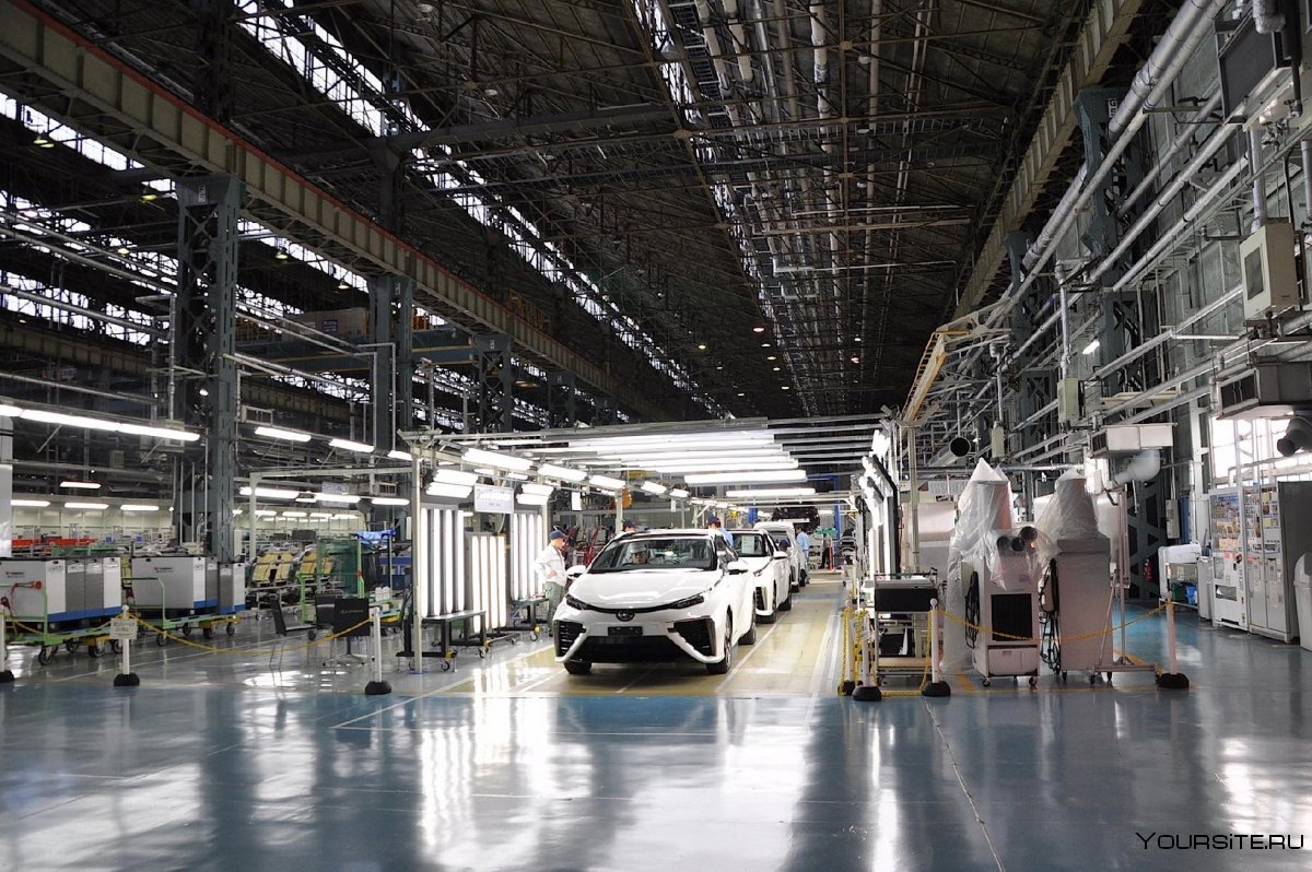 Завод Тойота в Японии