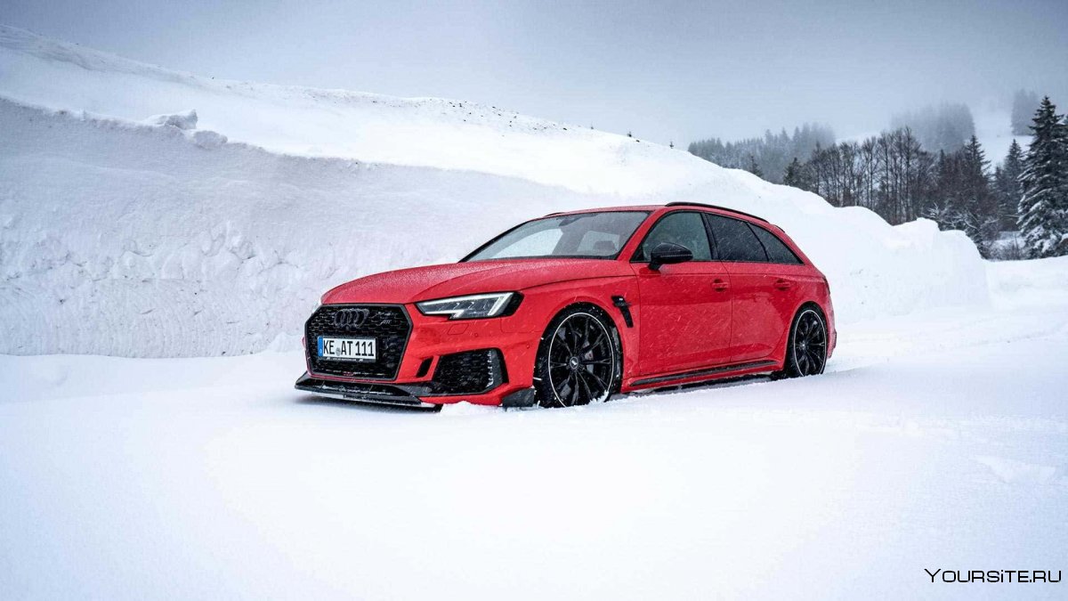 Audi зимой