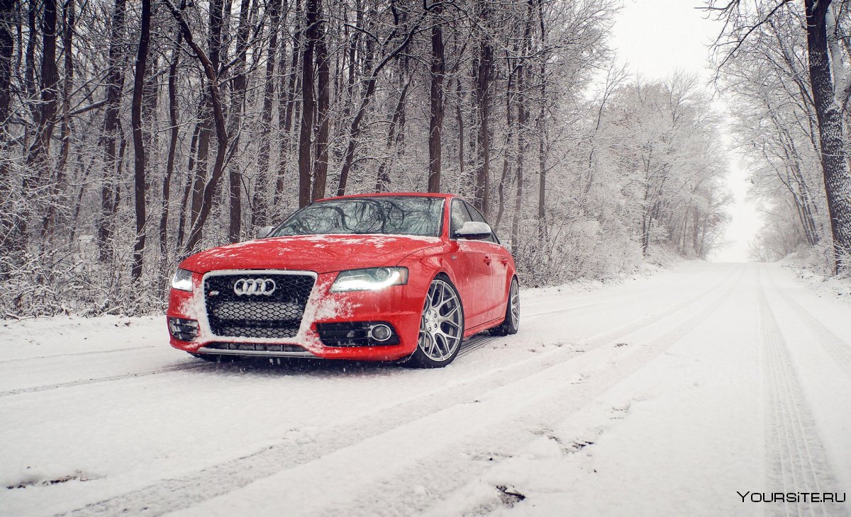 Audi a4 зима
