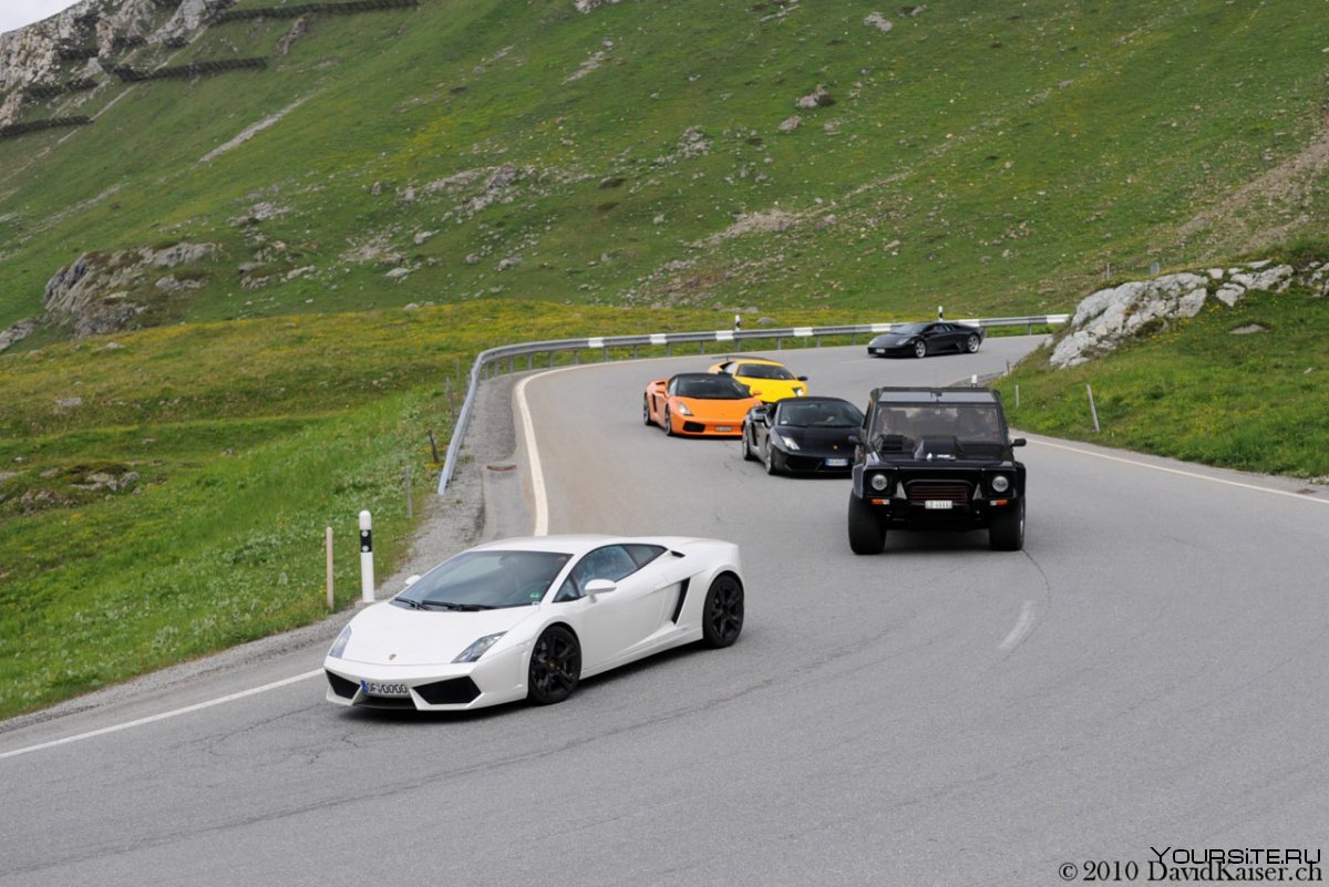 Швейцария дороги и машины