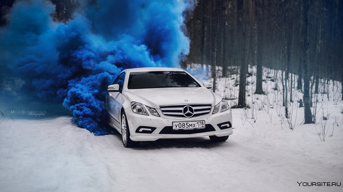 Mercedes-Benz e-class зима