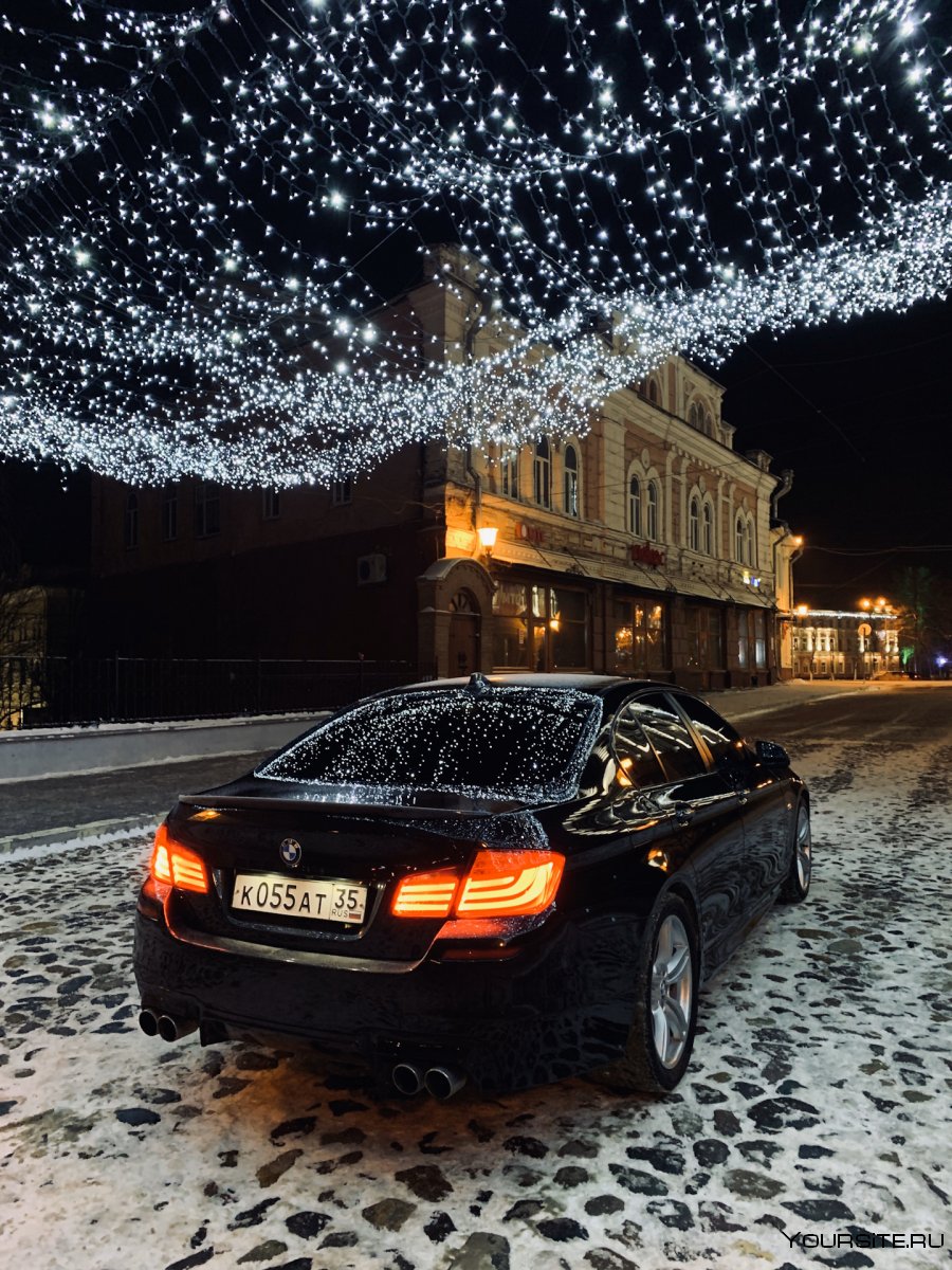 BMW 5 зима
