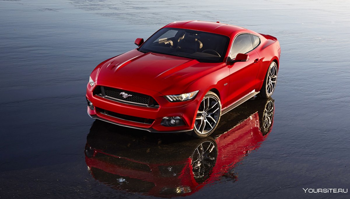 Ford Mustang 2015 красный