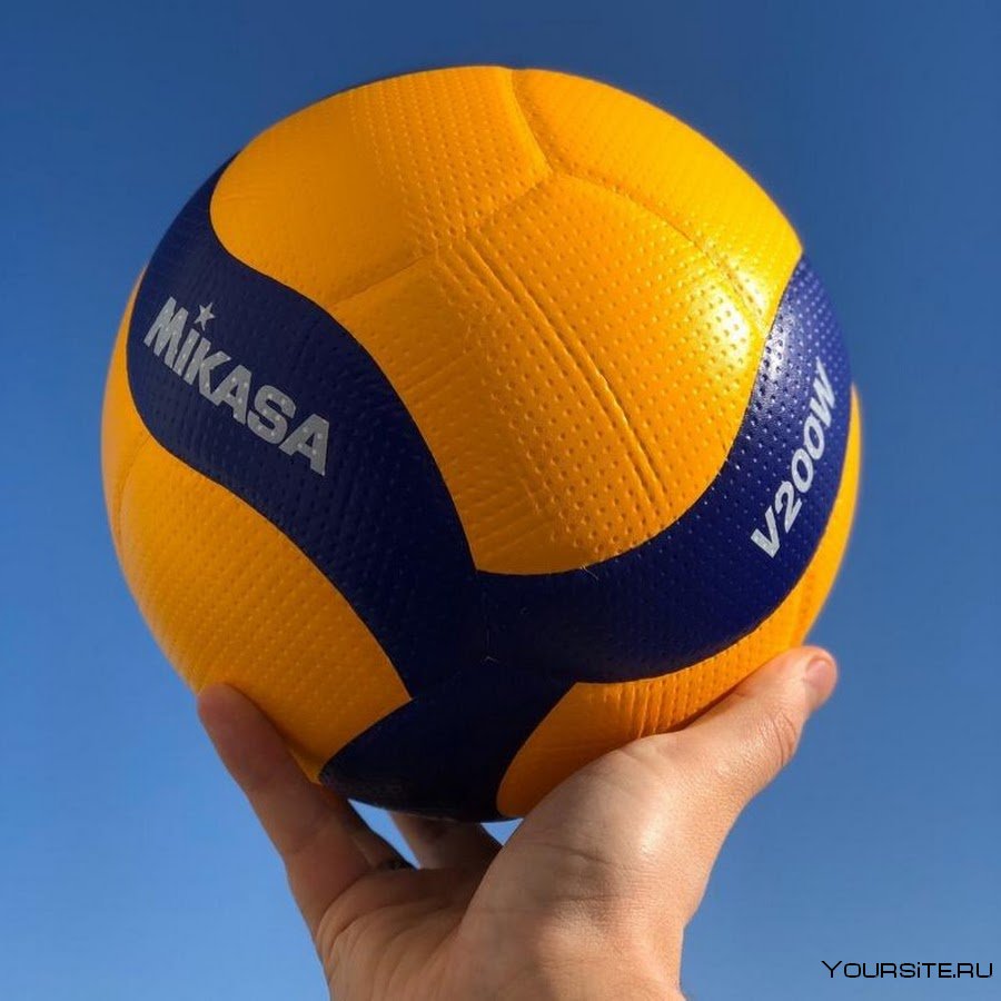 Волейбольный мяч Mikasa mva380k сине-желтый