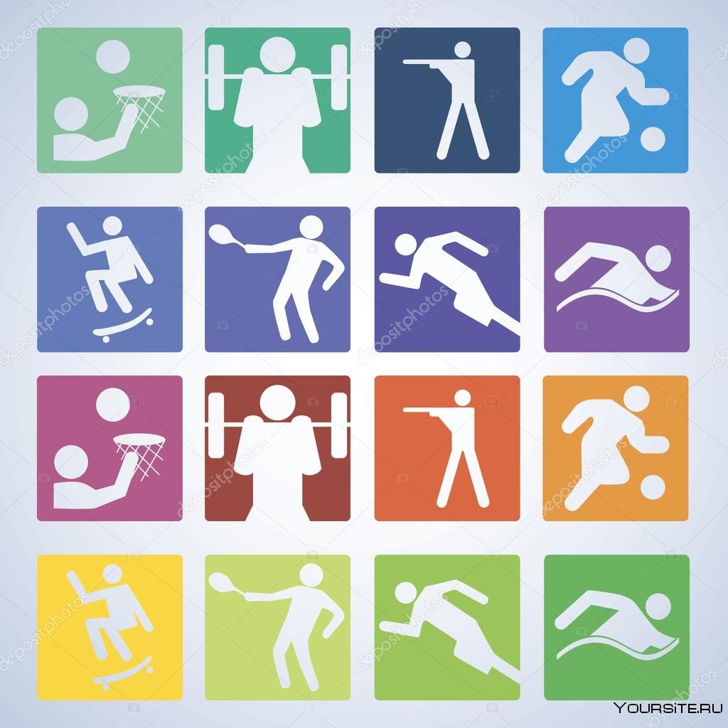 Спортивные эмблемы видов спорта
