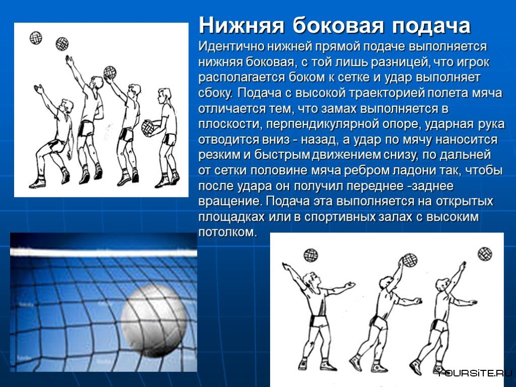 Презентация верхняя передача мяча в волейболе