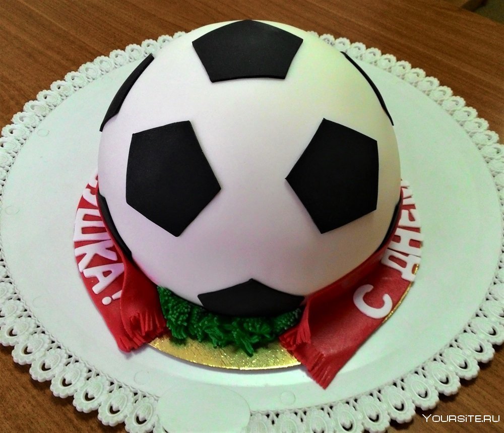 Футбольный торт для мужчины