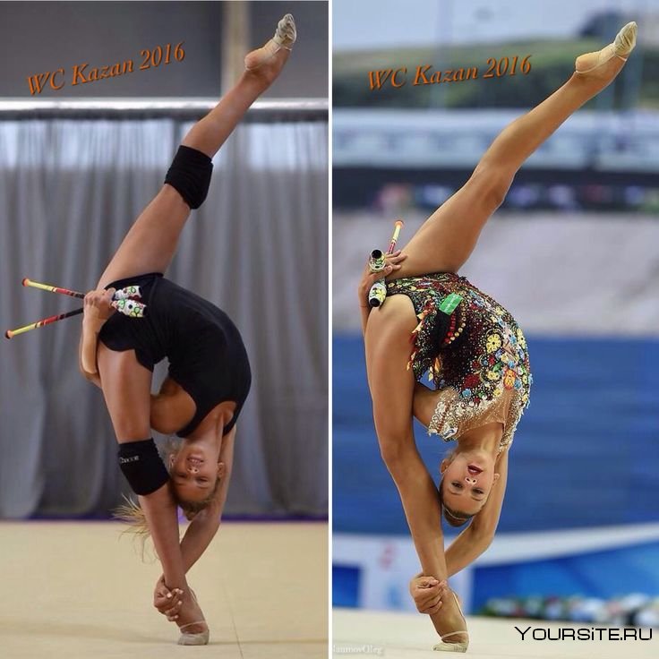 Александра Солдатова гимнастка тренируется