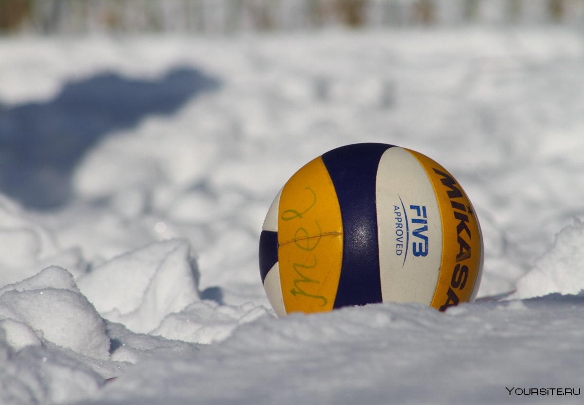 Мяч для снежного волейбола