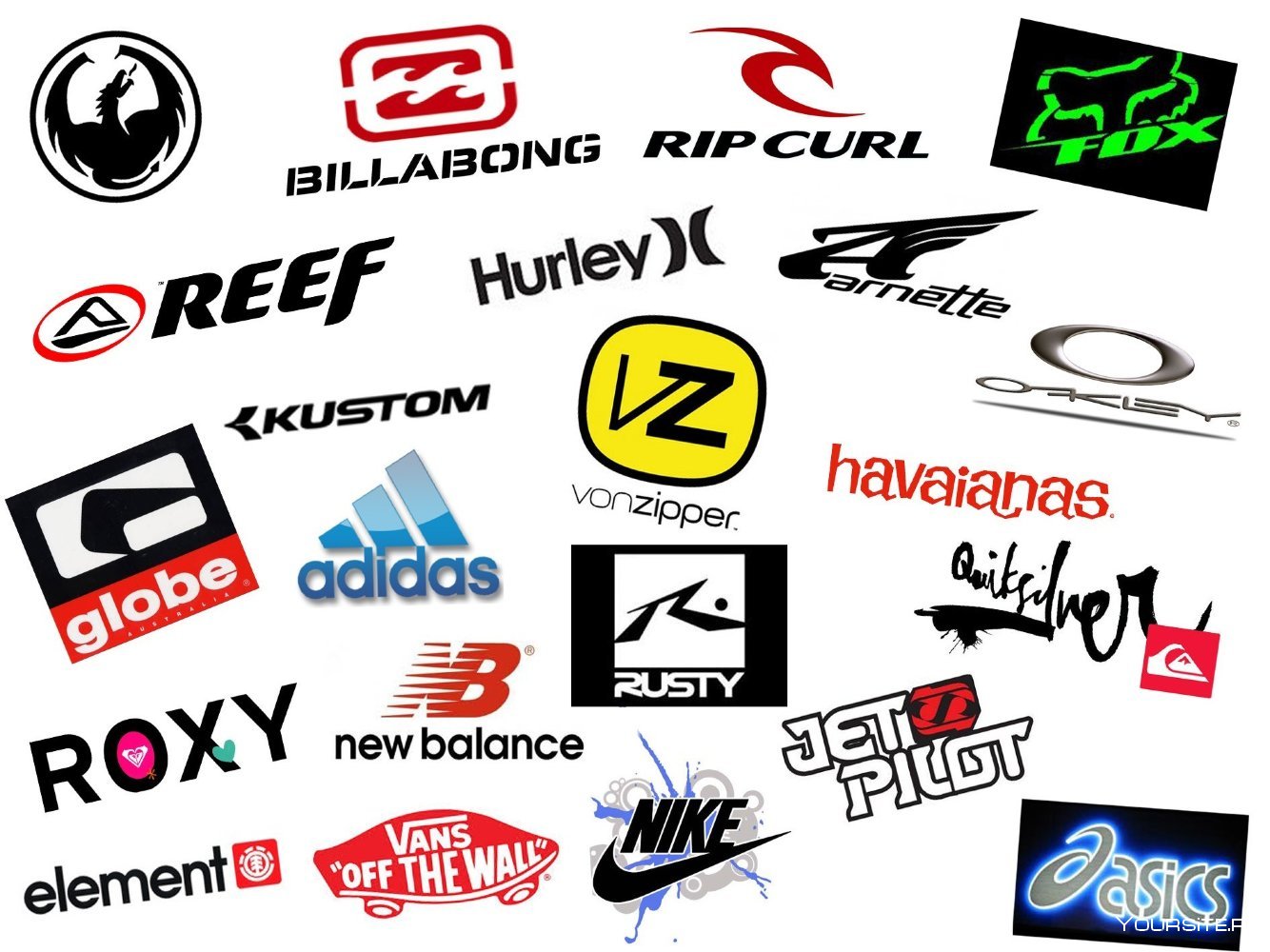 Эмблемы спортивных брендов - 24 фото