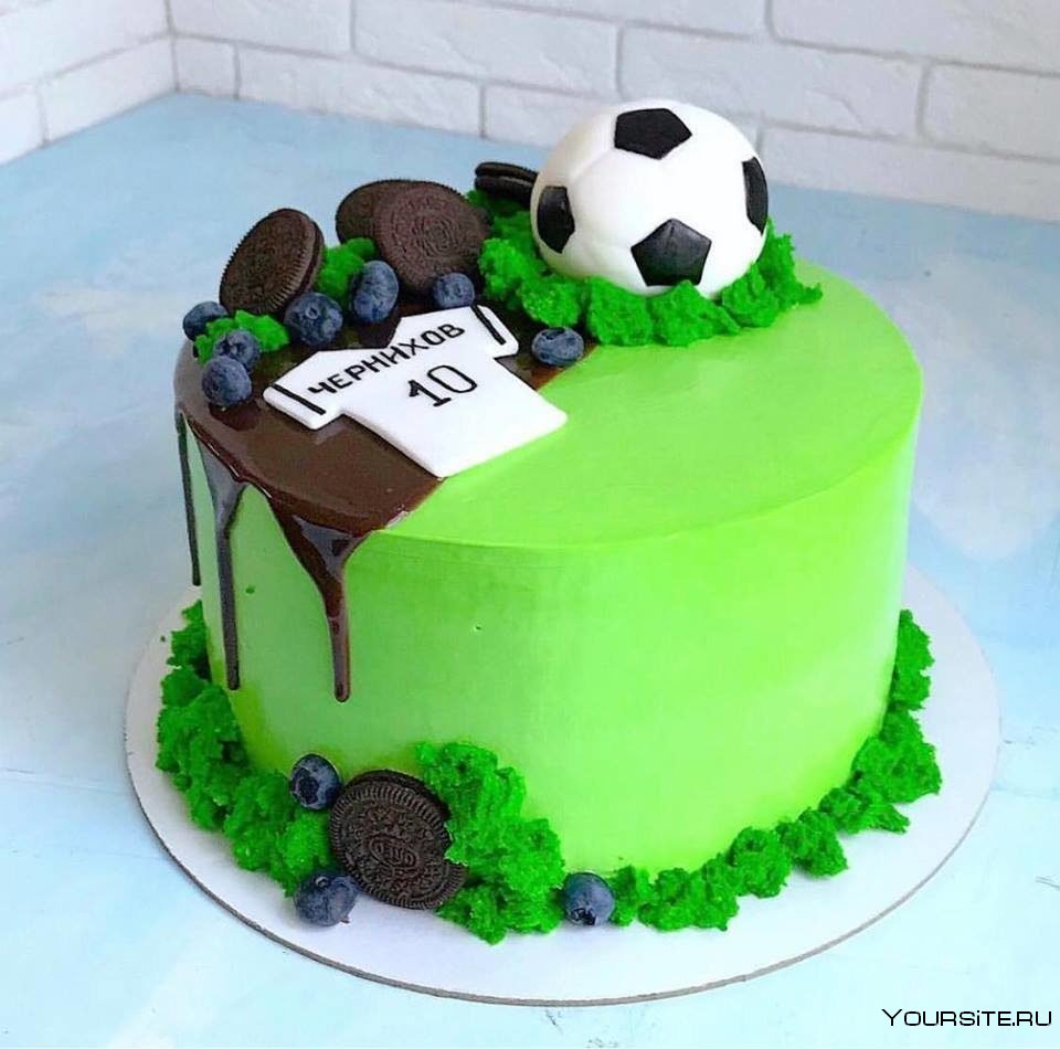 Футбольная вечеринка торт