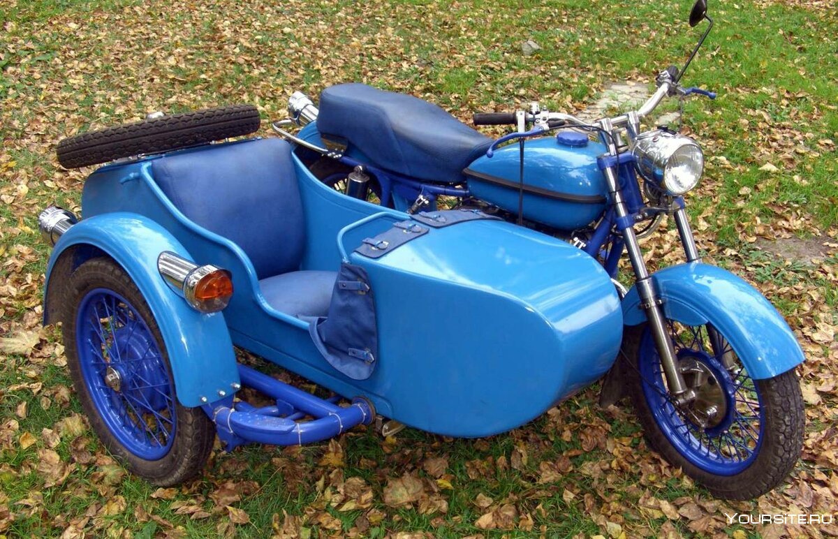 Мотоцикл Урал синий