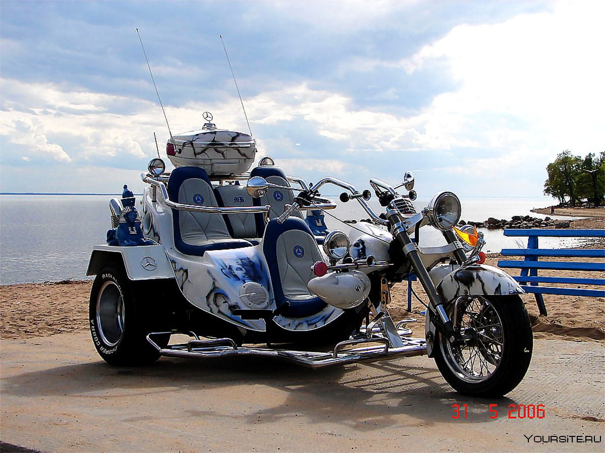 Мотоцикл 3 местный