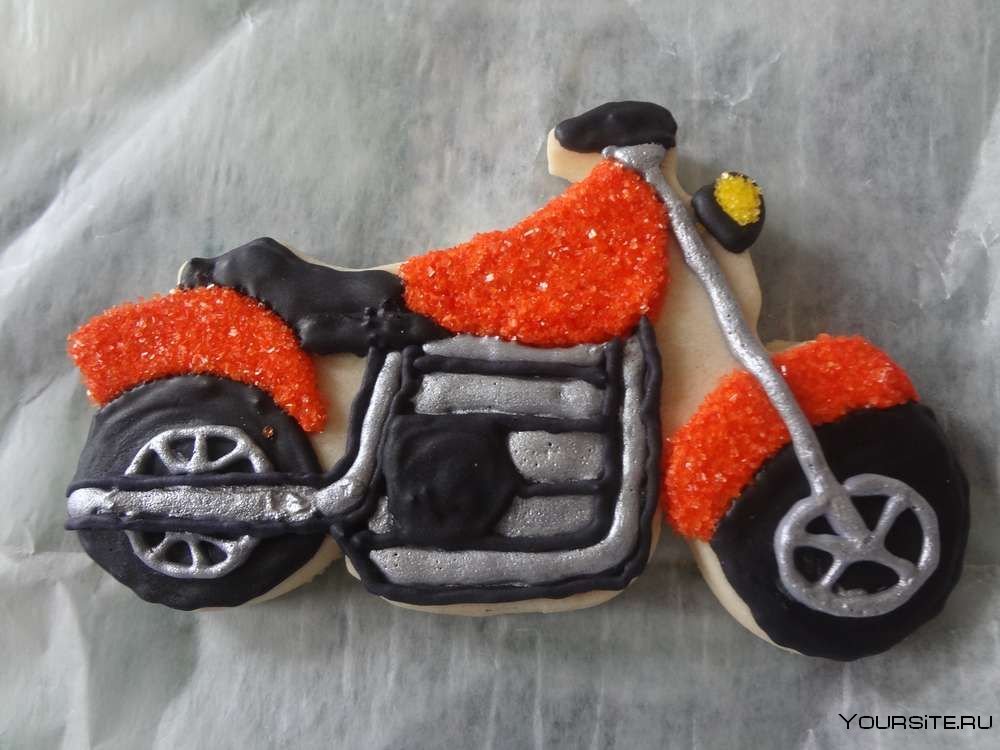 Печенье мотоциклы
