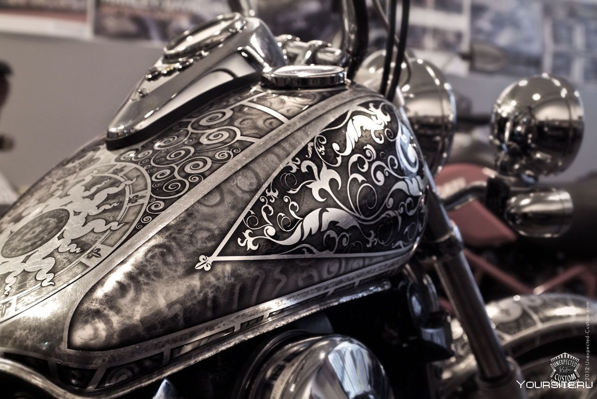 Кастом покраска Harley Davidson