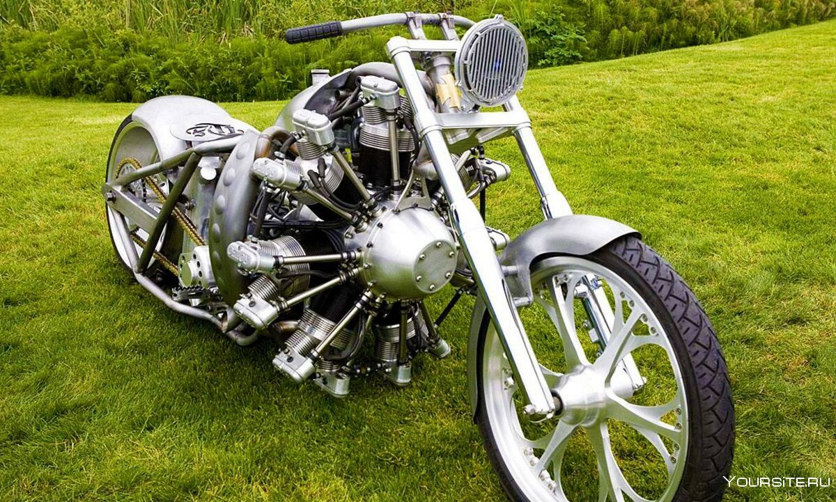 Мотоцикл с двигателем от ВАЗ 2109