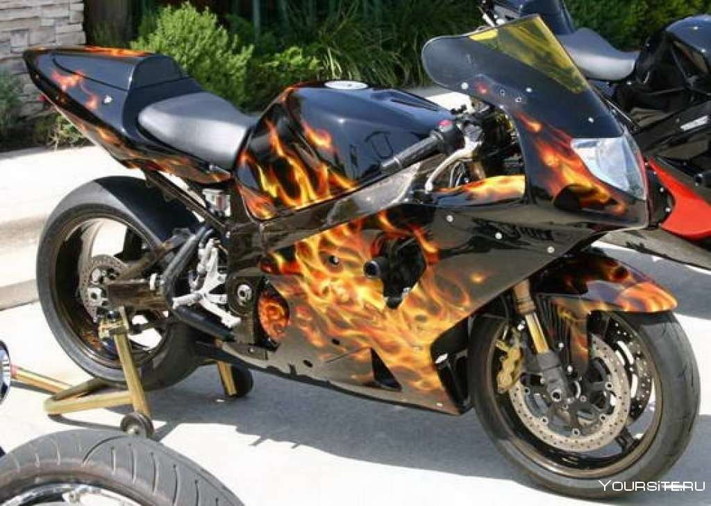 Окраска мотоцикла