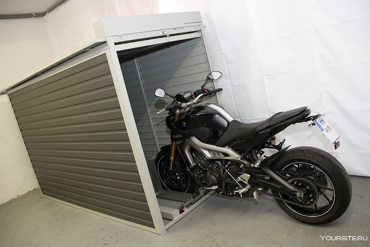 Переносной гараж для мотоцикла