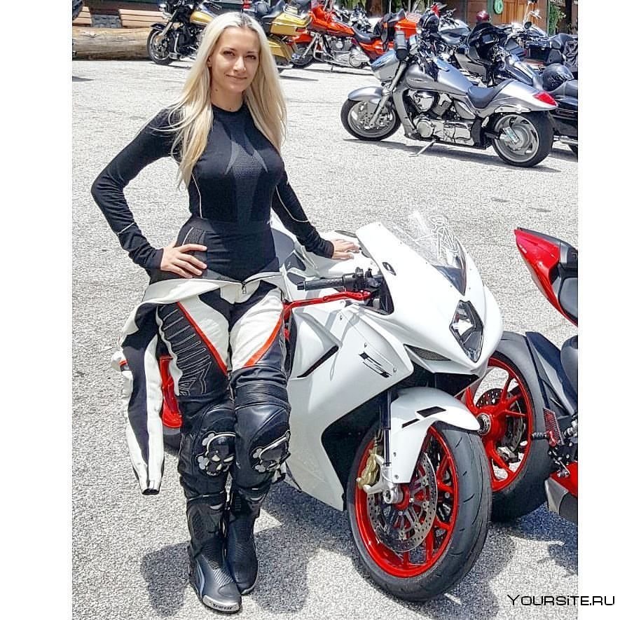 Костюм женский для мотоцикла