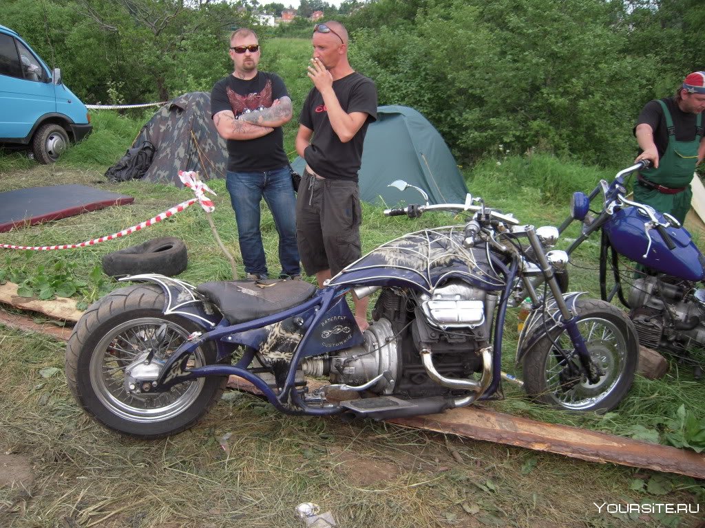 Мотоцикл чоппер с двигателем ЗАЗ