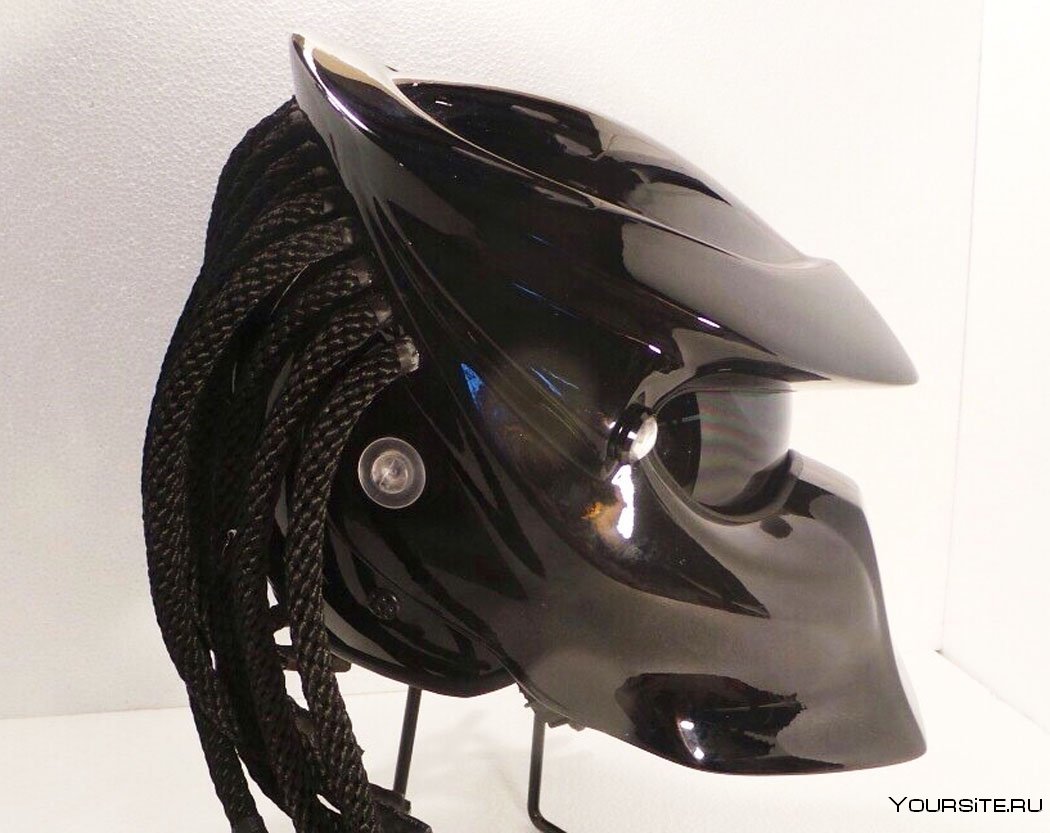 Шлемы для мотоциклов с волосами