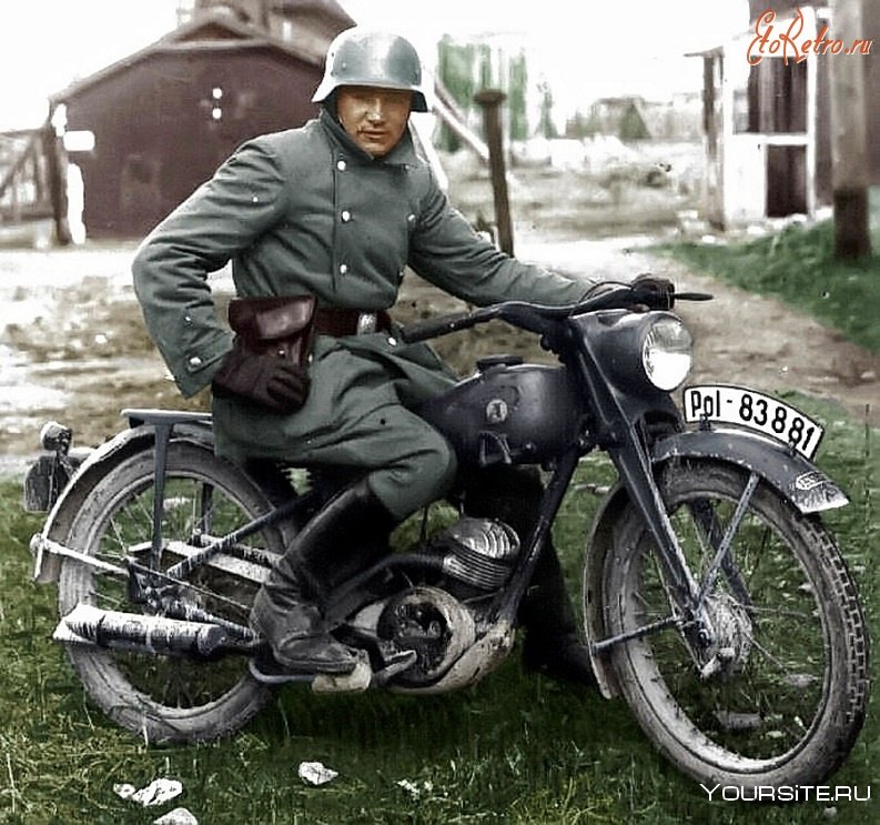 Triumph 1940 мотоцикл Вермахт