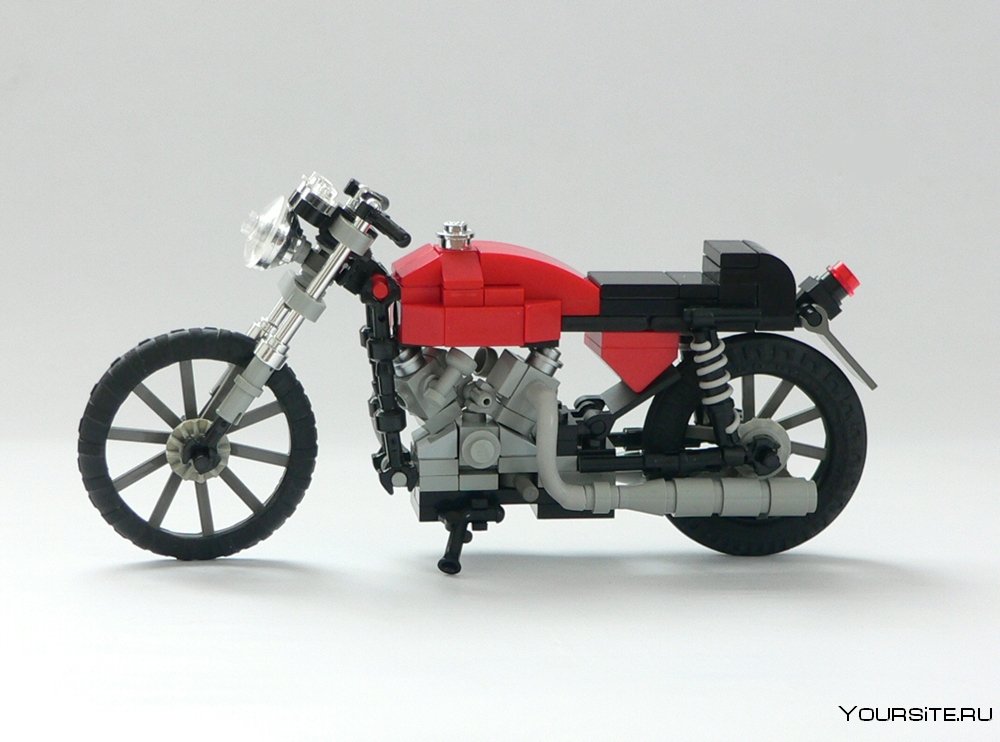 Мотоцикл Урал из лего