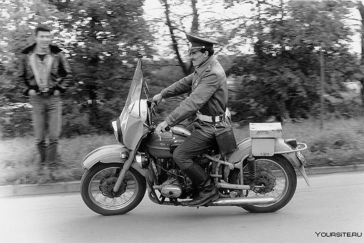 Мотоциклисты 80-х СССР