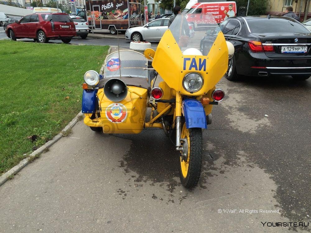 Урал 67 мотоцикл ГАИ СССР