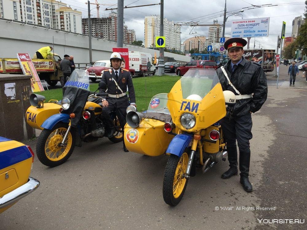 Мотоцикл Урал ГАИ СССР