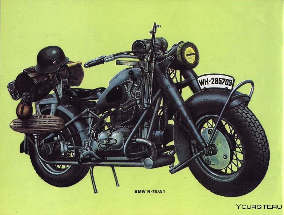 Мотоцикл БМВ 3 Рейх
