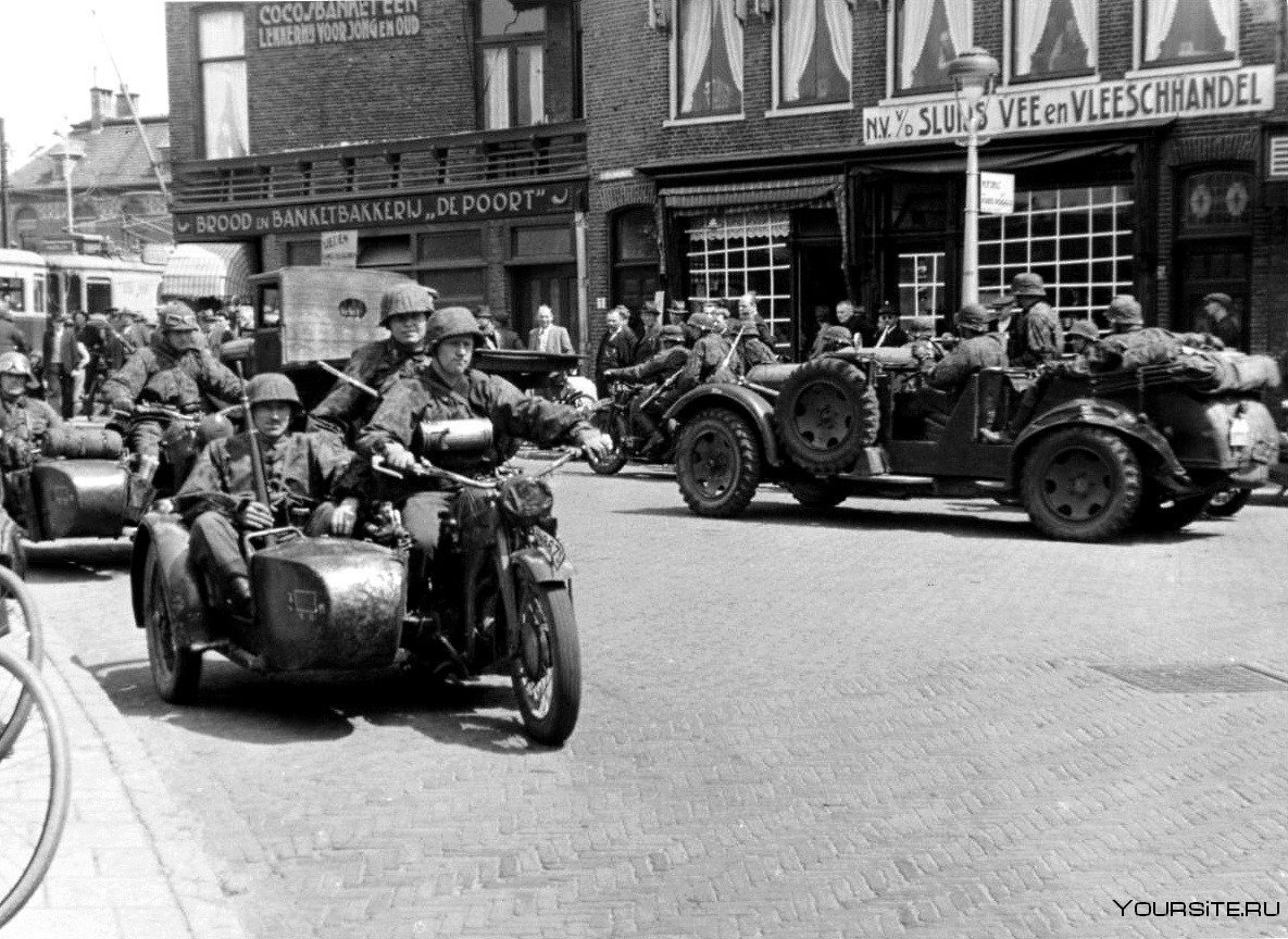 Немецкие мотоциклы ВОВ 1941-1945
